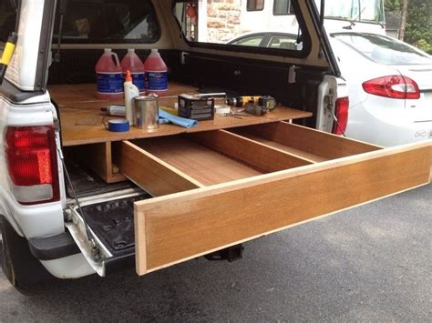 building my own metal truck bed storage drawer box|diy truck bed storage box.